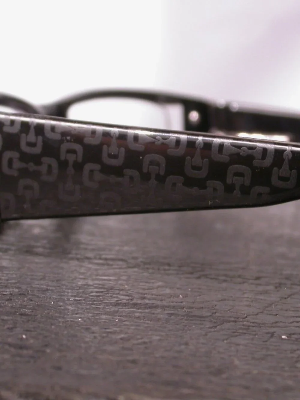 Authentic Gucci Metal Modern Jet Black Eyeglasses Frames Made in Italy